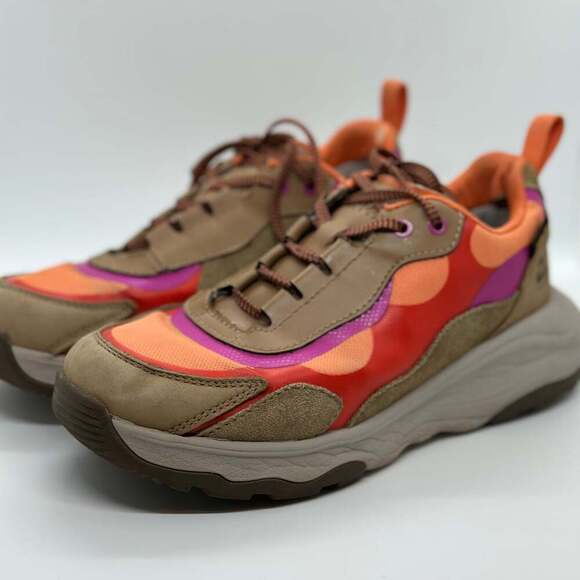 Teva Geotrecca Low RP Women’s Hiking Shoes Honey Brown Coral - Picture 3 of 15